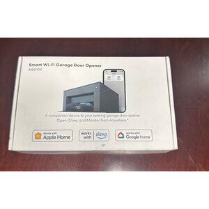 Smart Wi-Fi Garage Door Opener MSG100 Compatible With Apple Home Alexa & Google